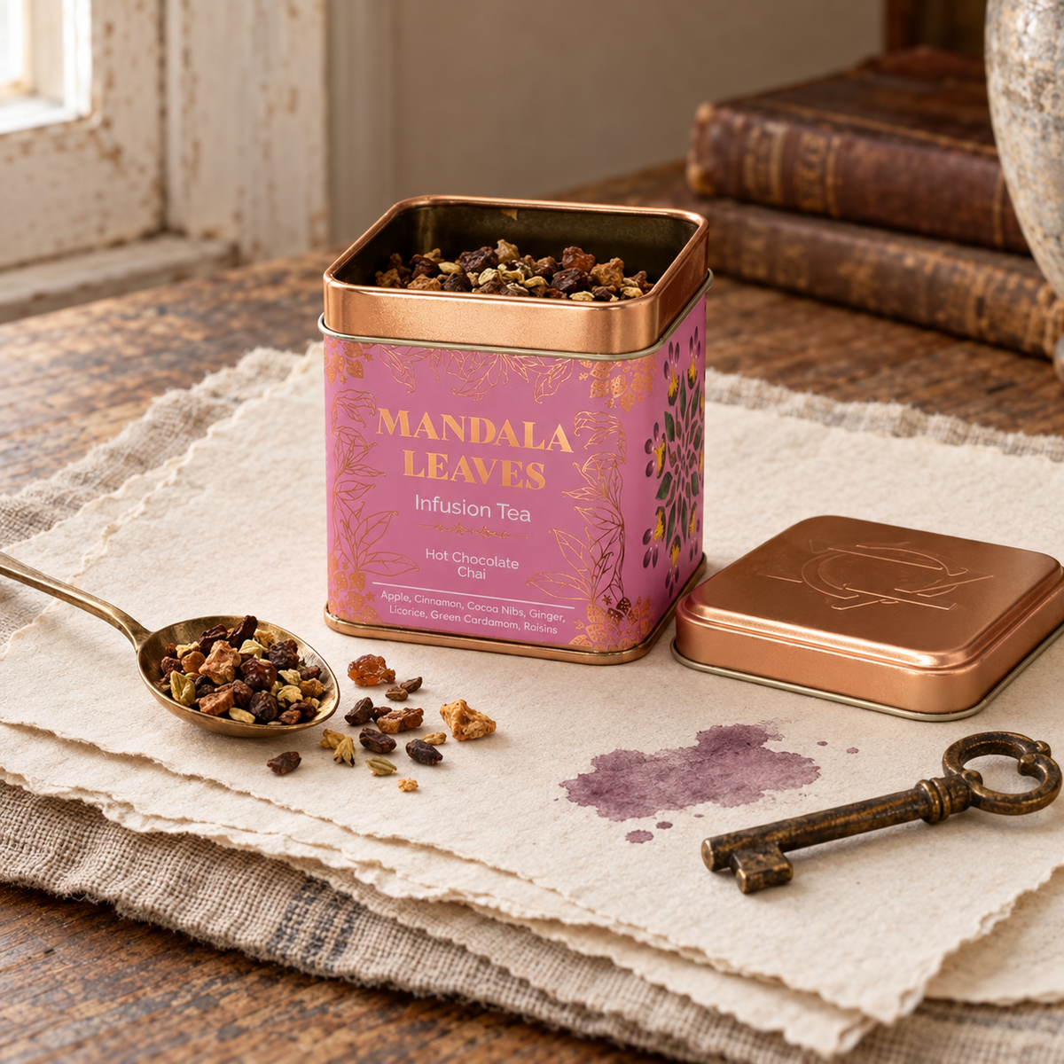 Mandala Leaves  - Hot Chocolate Chai Infusion