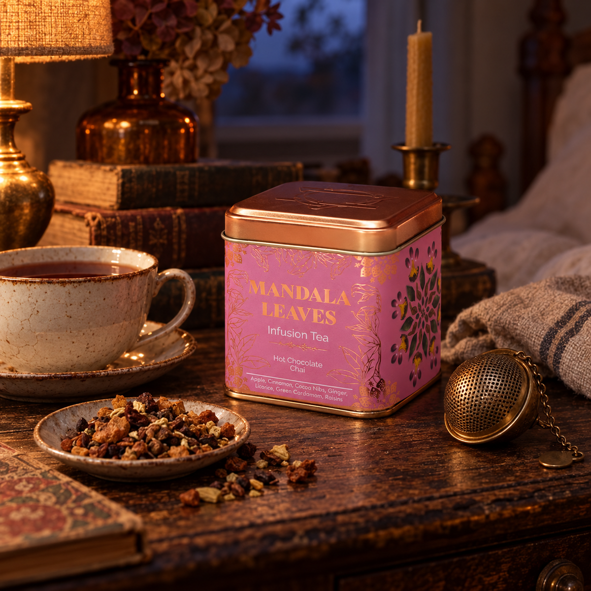 Mandala Leaves  - Hot Chocolate Chai Infusion