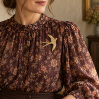 BrocanteHome Swallow Brooch